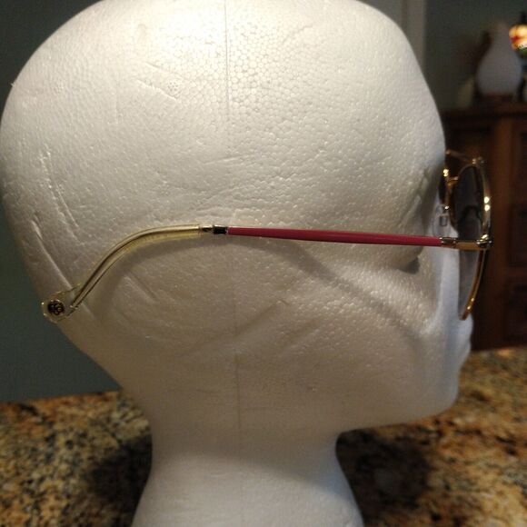 Jessica Simpson Purple and Rose Gold Aviator Sunglasses Brow Bar J6096 - Picture 4 of 10